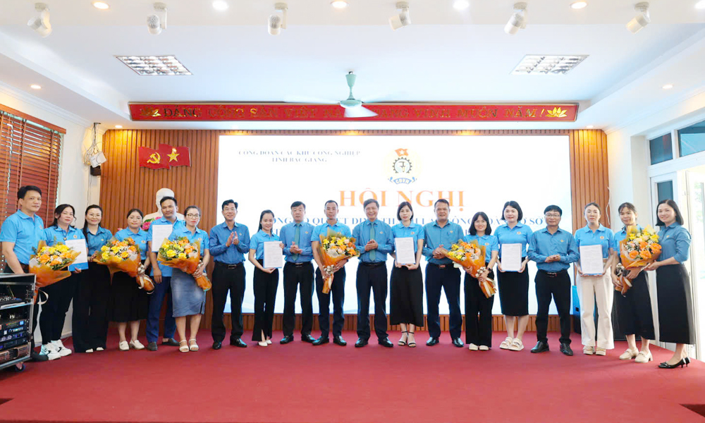  Bắc Giang: Thành lập 7 công đoàn cơ sở trong khu công nghiệp tỉnh